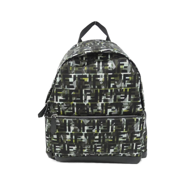 Fendi Nylon Calf Leather Backpack