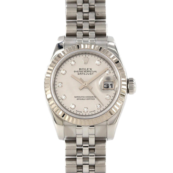 Rolex Datejust Stainless Steel White Gold Automatic