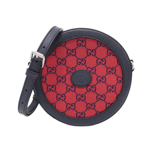 Gucci GG Canvas Leather Shoulder Bag