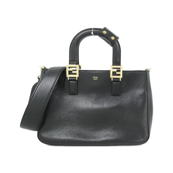 Fendi FF Tote Small Leather Tote Bag