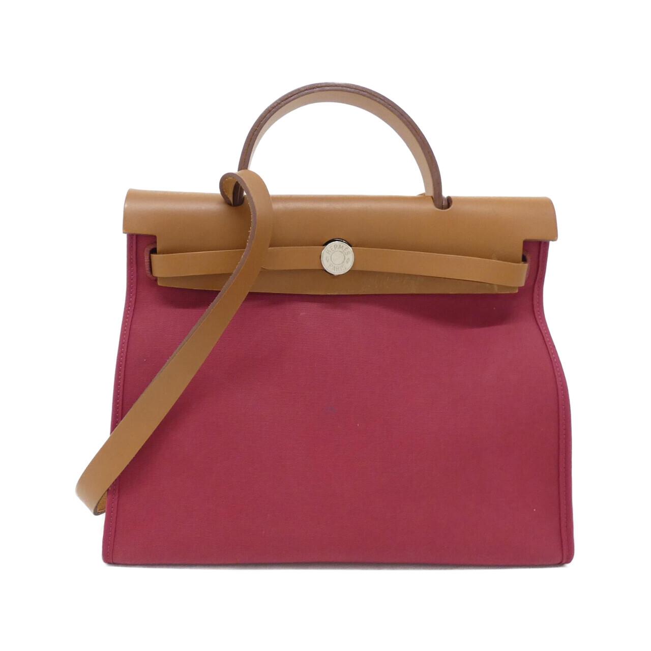 Hermes Herbag Zip PM Toile Officier Vache Hunter bag