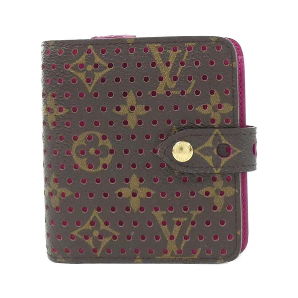 Louis Vuitton Monogram Perfo Compact Zip Wallet