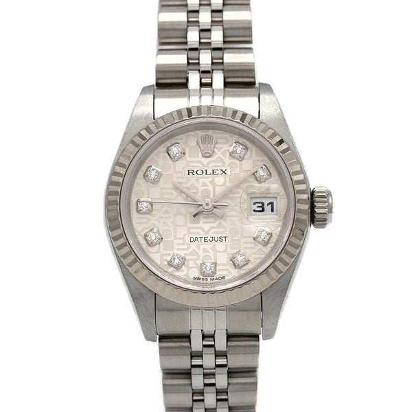 Rolex Datejust Stainless Steel White Gold Automatic