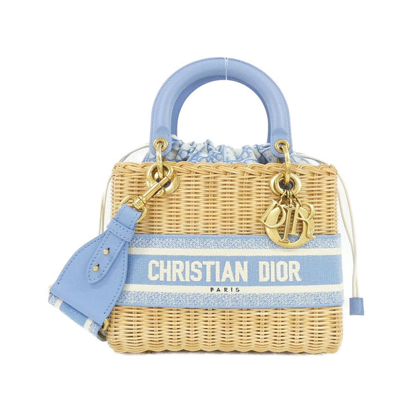 Christian Dior Lady Dior Dior Oblique Wicker Bag