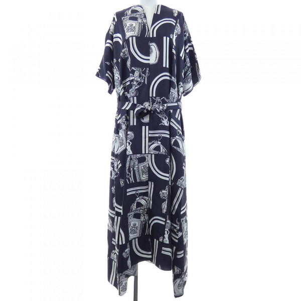 Hermes EN DESORDRE Silk Dress 38