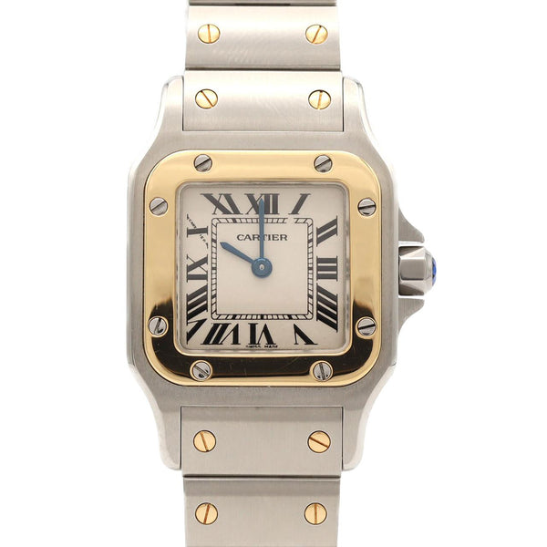 Cartier Santos Galbee Au750 Quartz