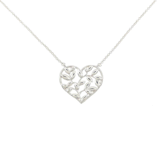 Tiffany & Co. Heart Olive 925 Silver Necklace