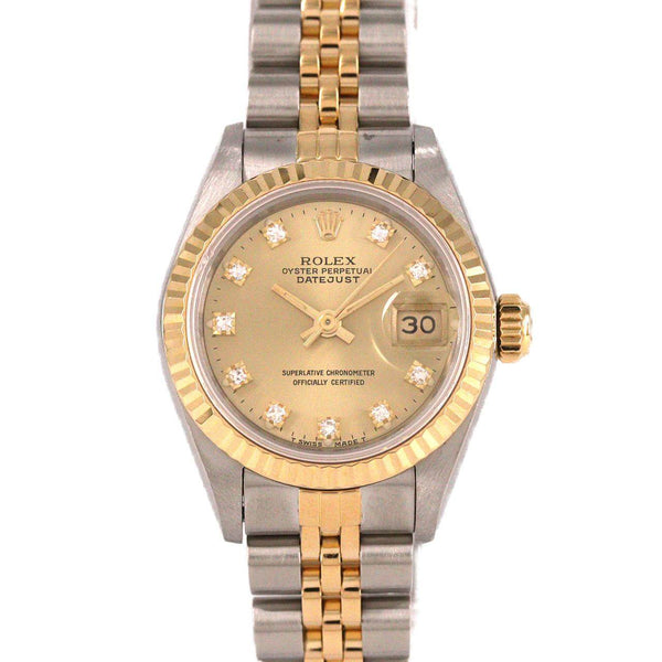 Rolex Datejust Stainless Steel Yellow Gold Automatic