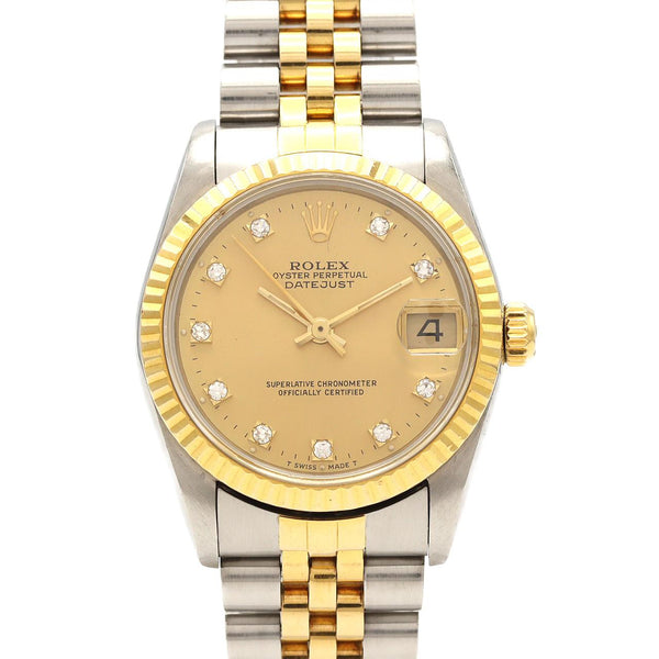 Rolex Datejust Stainless Steel Yellow Gold