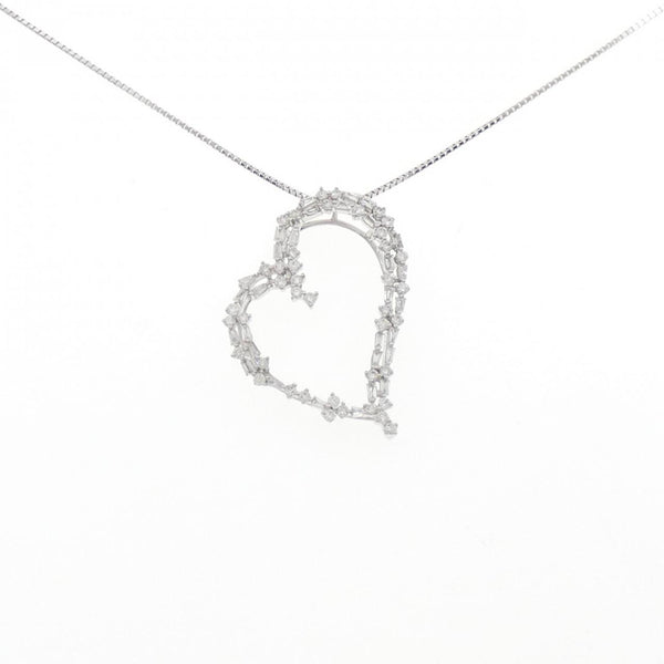 Au750 White Gold Diamond Necklace