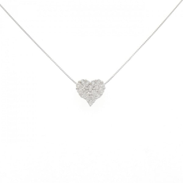 Au750 Diamond Heart Necklace