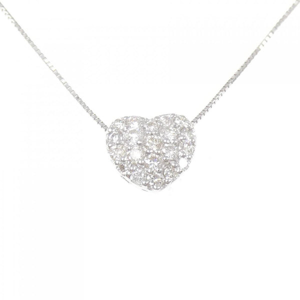 Au750 White Gold Diamond Necklace