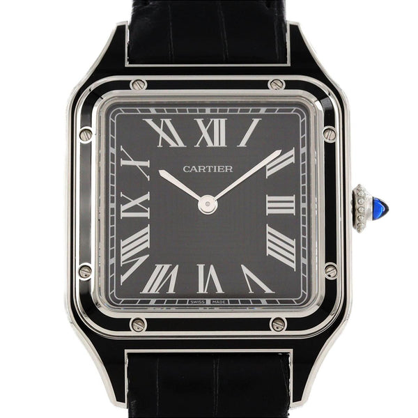 Cartier Santos Dumont Stainless Steel Manual Winding