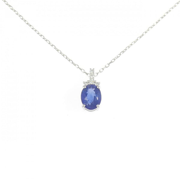 Platinum950 Platinum850 Sapphire Diamond Necklace