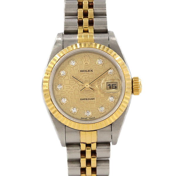 Rolex Datejust Stainless Steel Yellow Gold Automatic