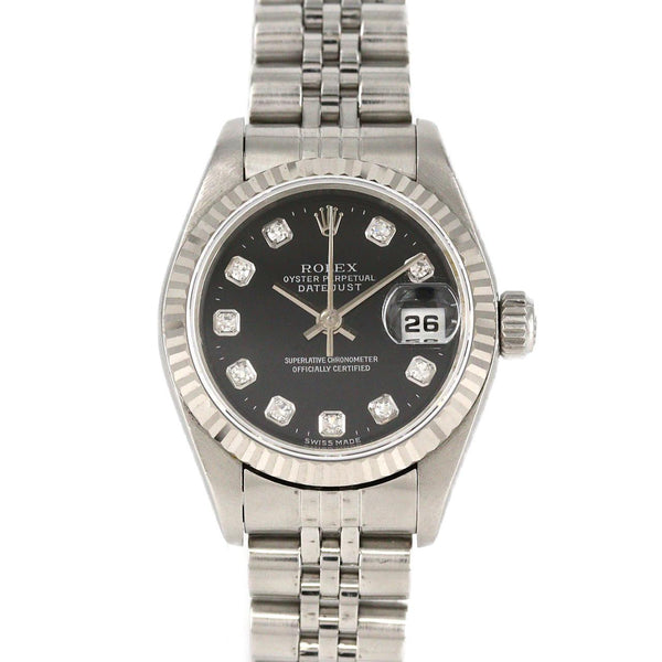 Rolex Datejust Stainless Steel White Gold