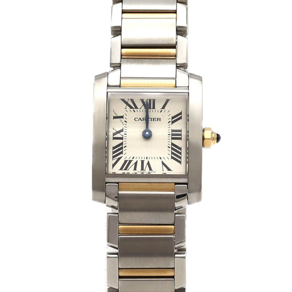 Cartier Tank Francaise Stainless Steel Yellow Gold Quartz