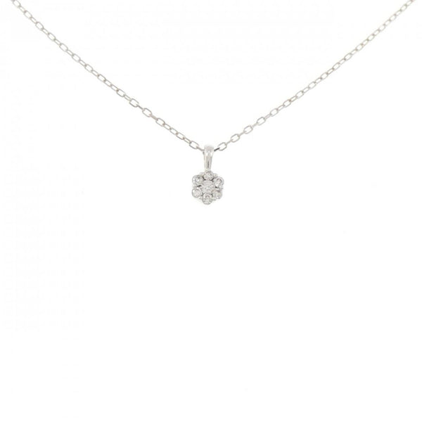 Au750 Flower Diamond Necklace