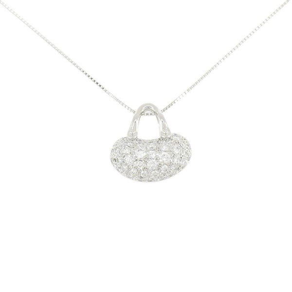 Jeunet Au750 White Gold Diamond Necklace