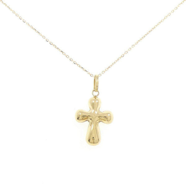 Au750 Cross Necklace