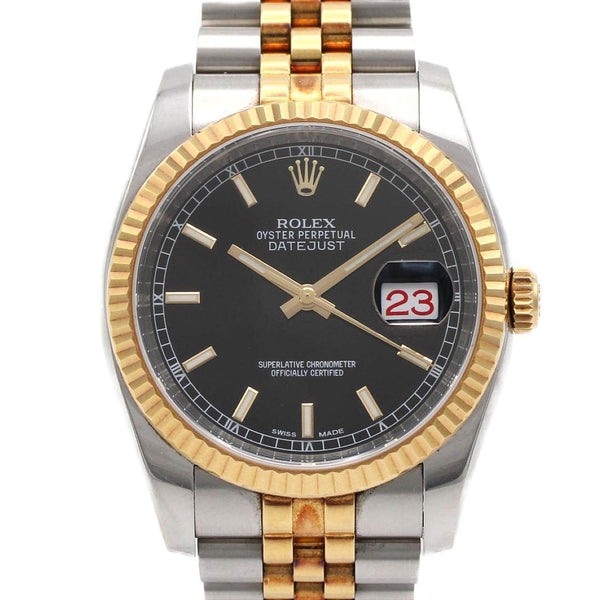 Rolex Datejust Stainless Steel Yellow Gold Automatic Watch