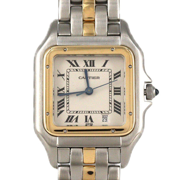 Cartier Panthere MM Stainless Steel Yellow Gold Ladies