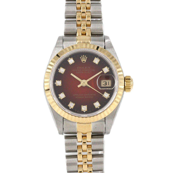 Rolex Datejust Stainless Steel Yellow Gold Watch