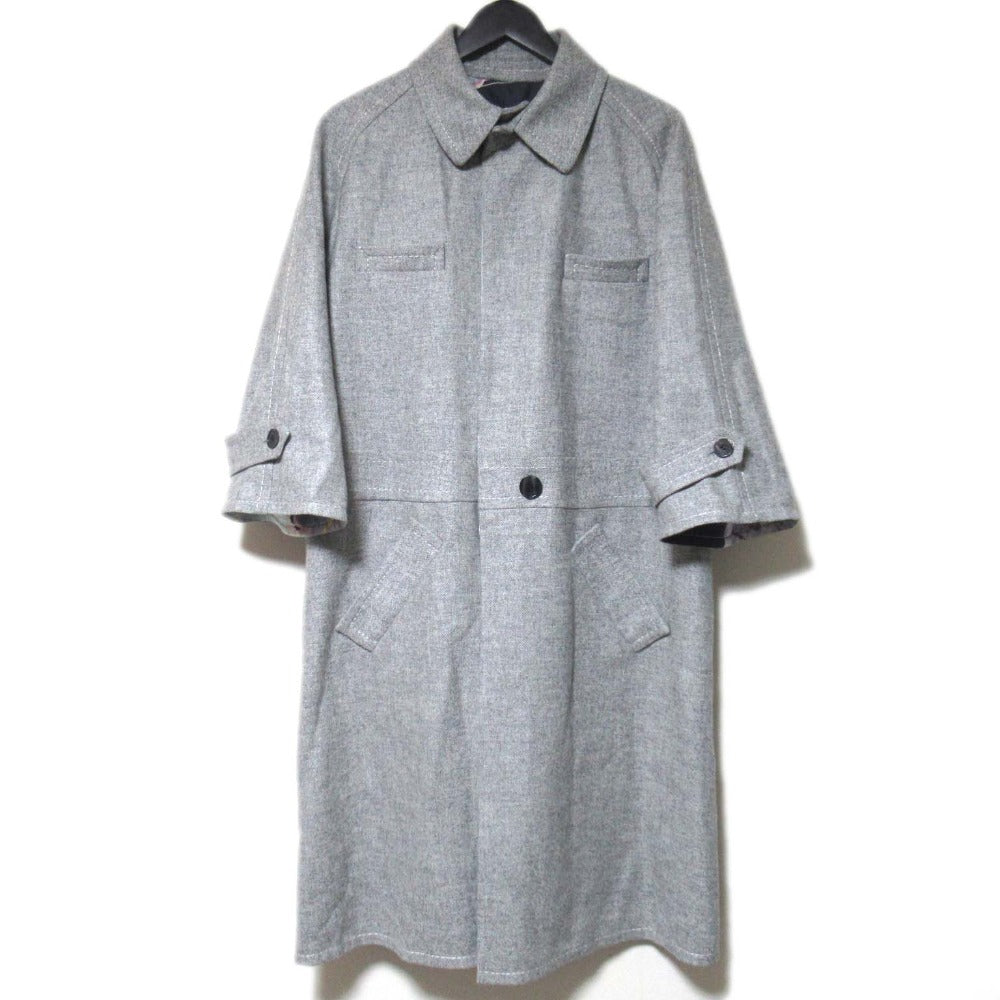 LEONARD PARIS Flower Print Reversible Coat