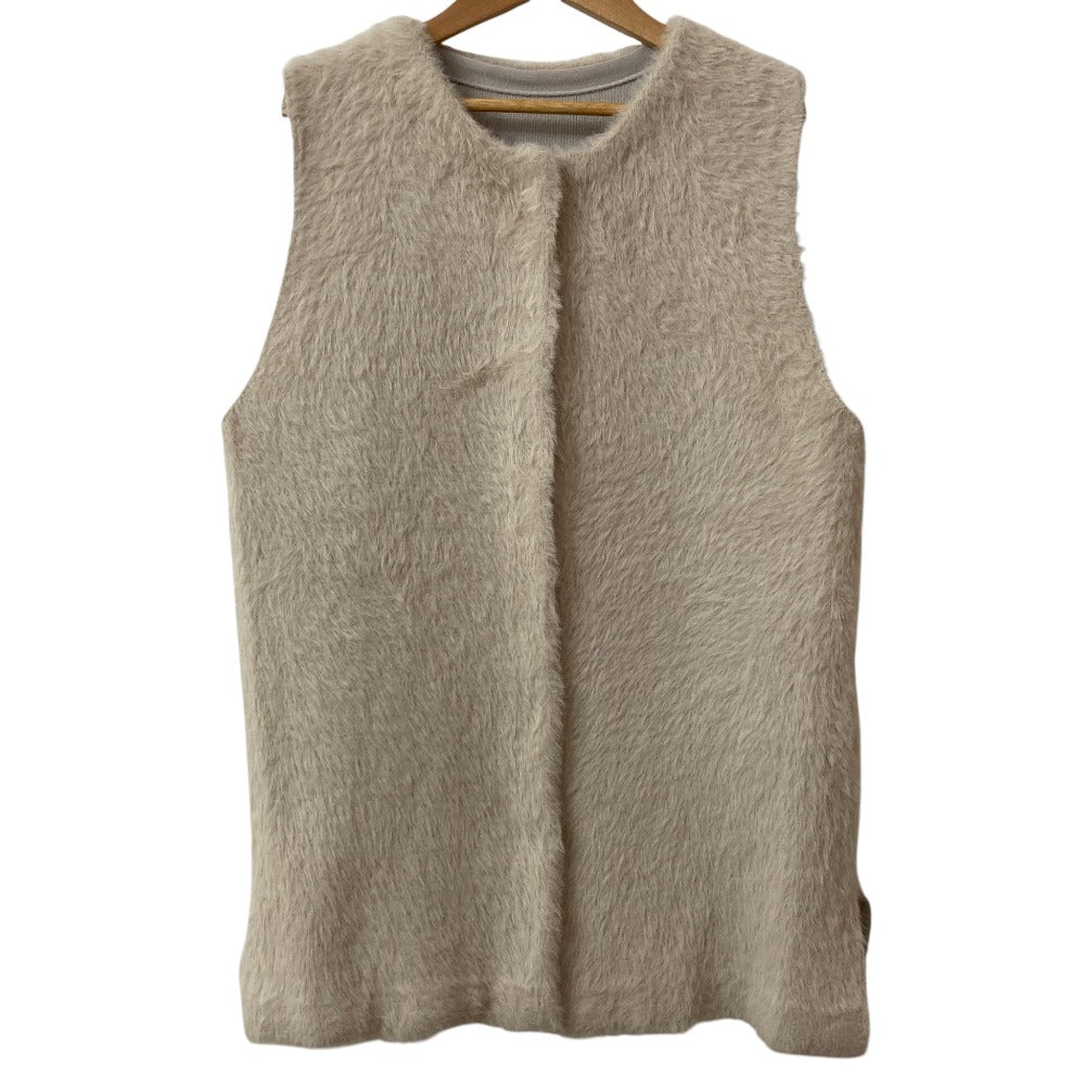 Leilian White Label Shaggy Knit Vest