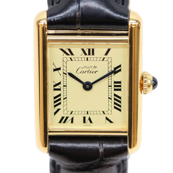 Cartier Must de Cartier Vermeil Silver Quartz