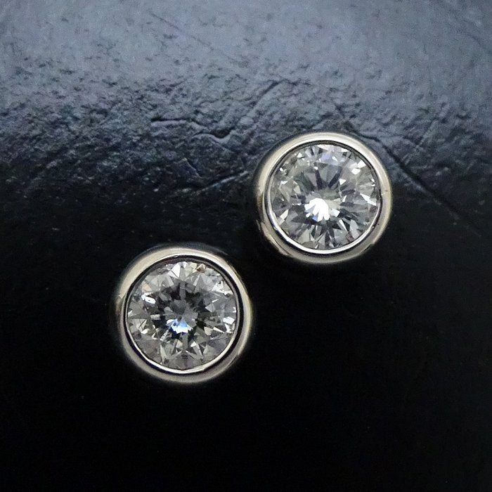 Diamond Earrings 0.15ct x2 Pt900 Platinum