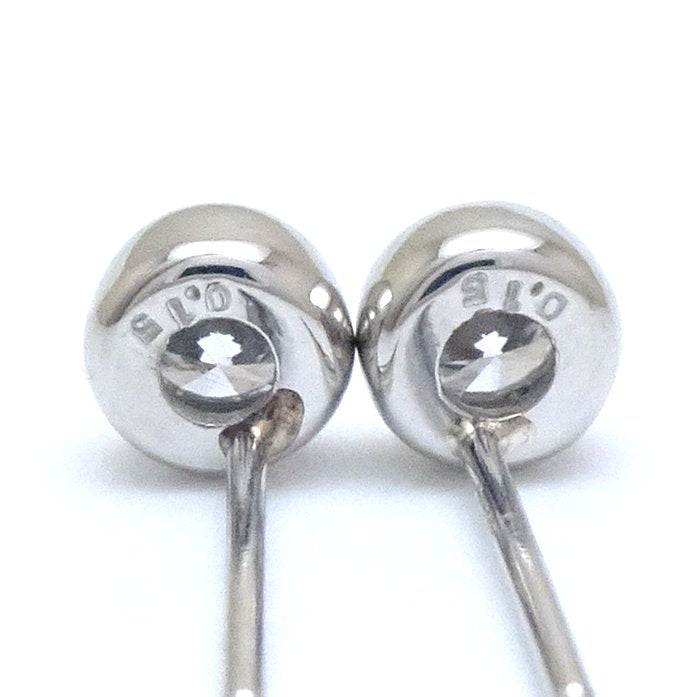 Diamond Earrings 0.15ct x2 Pt900 Platinum