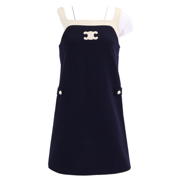 Celine Triomphe Wool Dress