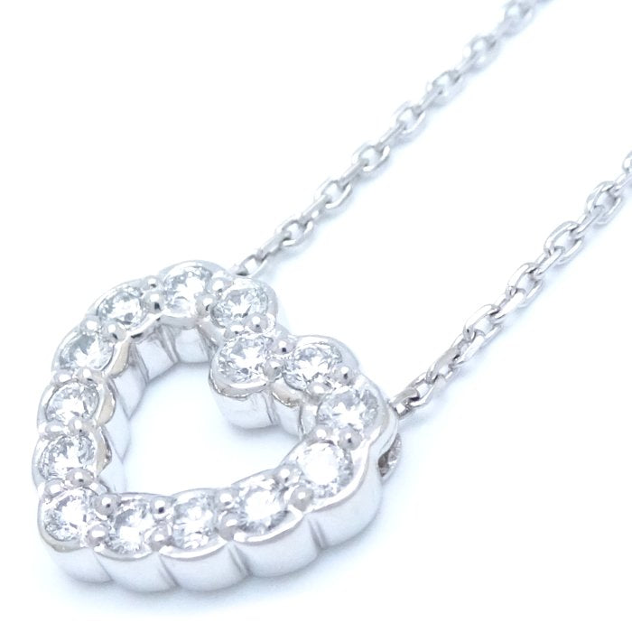 VENDOME Aoyama Diamond Heart Necklace Pt950/Pt850