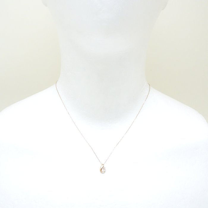 4℃ Diamond Necklace K18PG Pink Gold