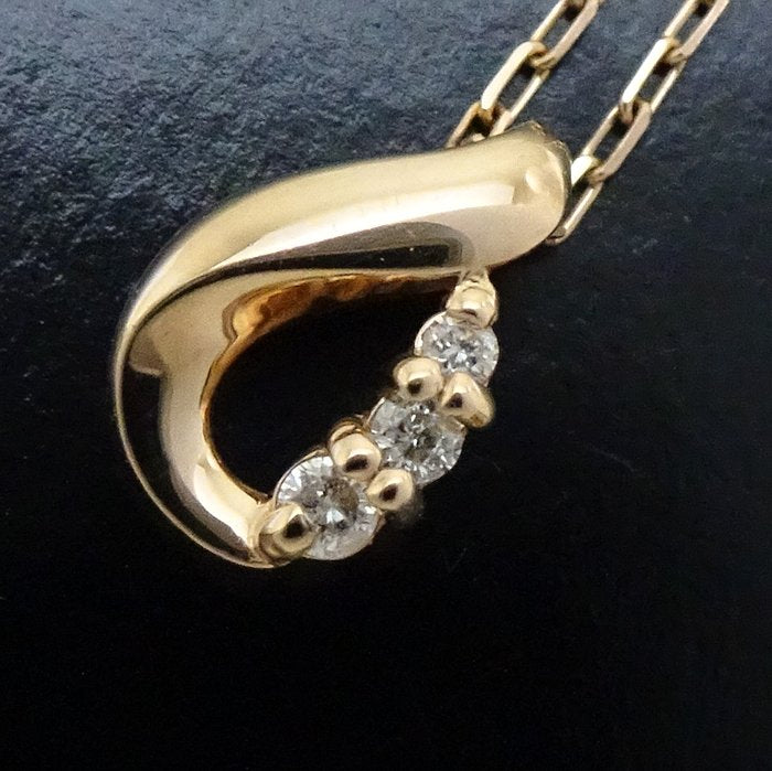 4℃ Diamond Necklace K18PG Pink Gold