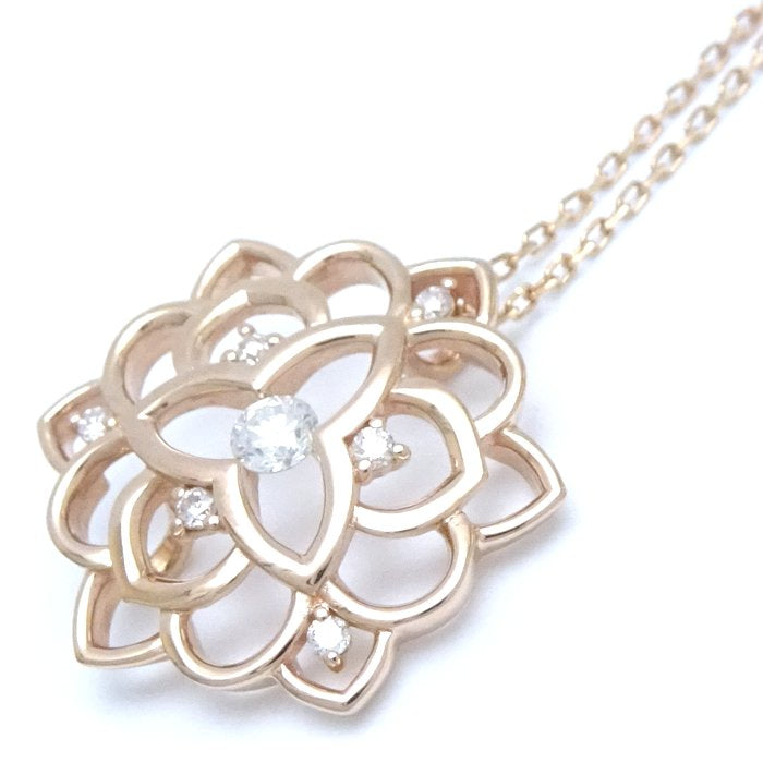 4℃ Diamond Necklace K18PG Pink Gold