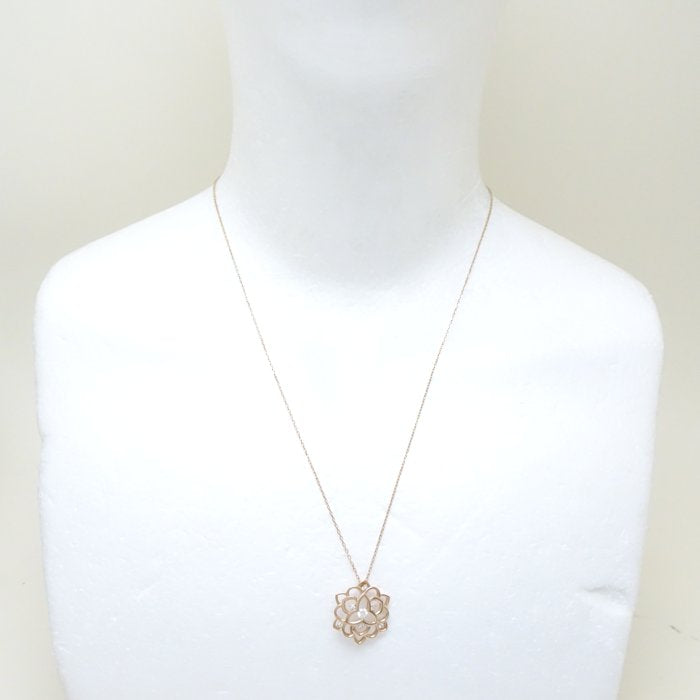 4℃ Diamond Necklace K18PG Pink Gold