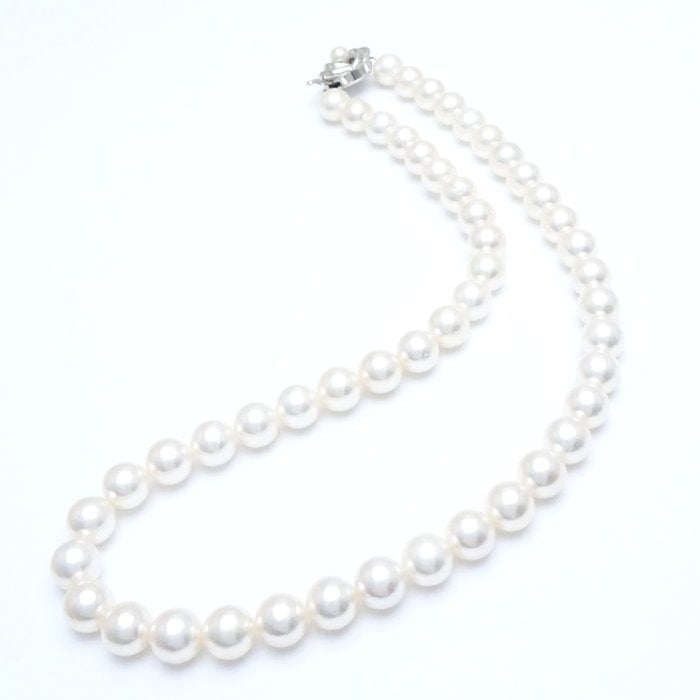 Tasaki Silver Pearl Necklace 8.5mm