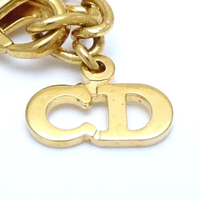 Dior Logo Necklace Gold Plated