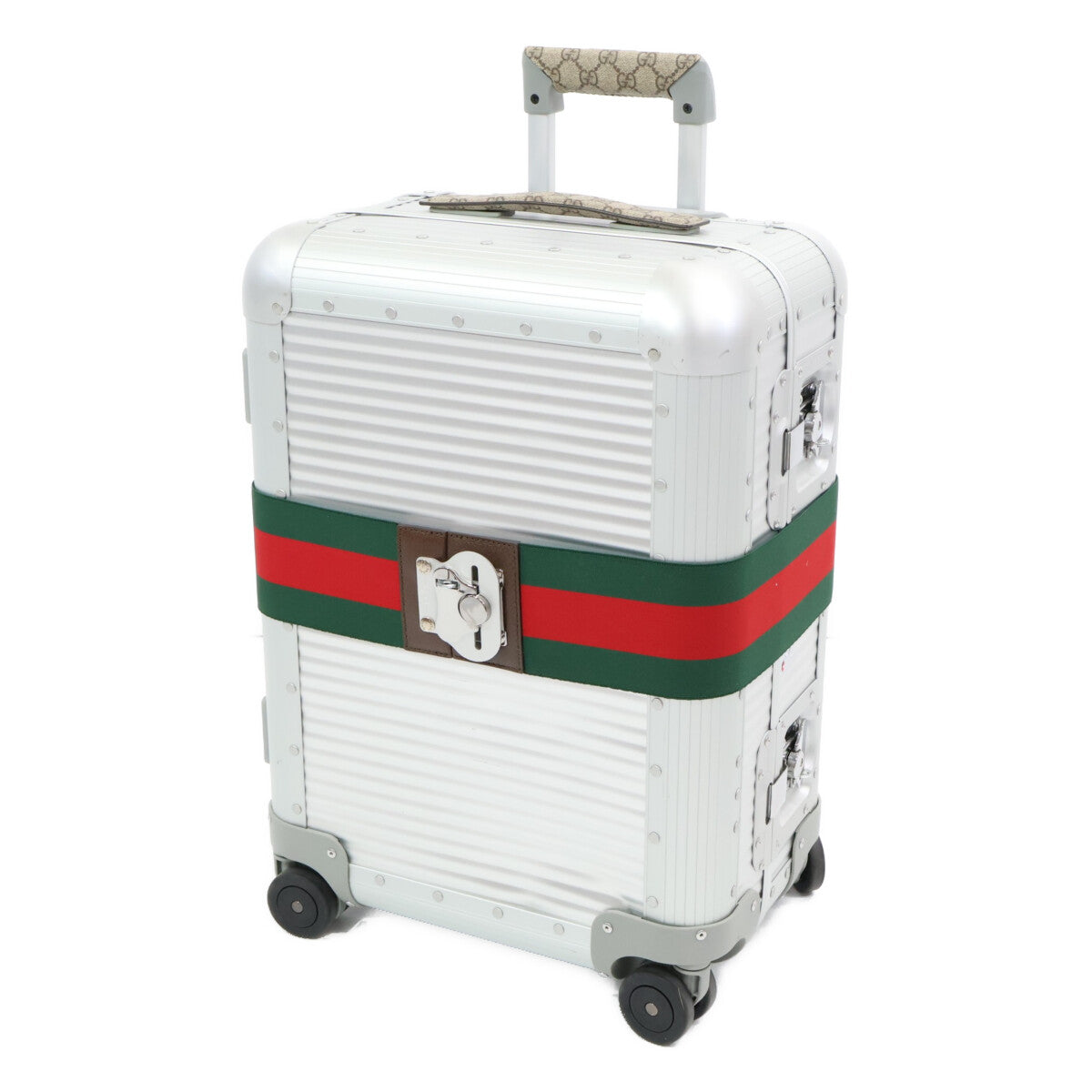 Gucci GUCCI PORTER FPM Aluminum GG Supreme Canvas Cabin Trolley Bag
