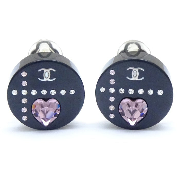 Chanel Coco Mark Heart Earrings 04A