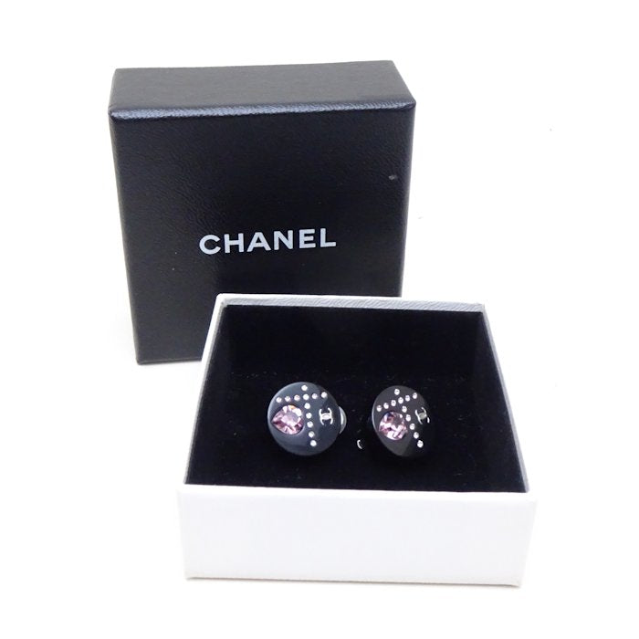 Chanel Coco Mark Heart Earrings 04A