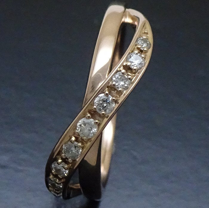 4℃ Diamond Ring K18PG Pink Gold