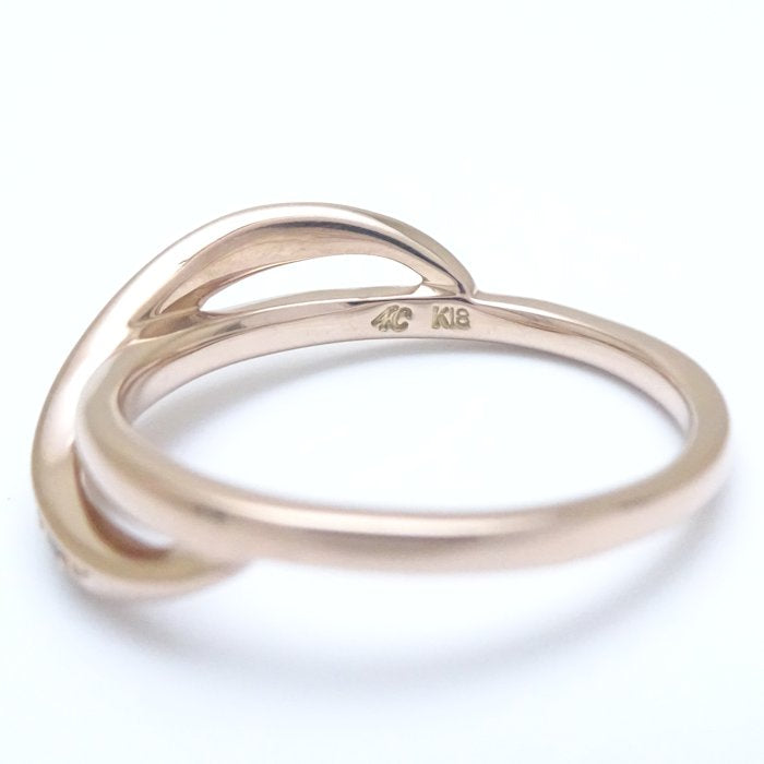 4℃ Diamond Ring K18PG Pink Gold