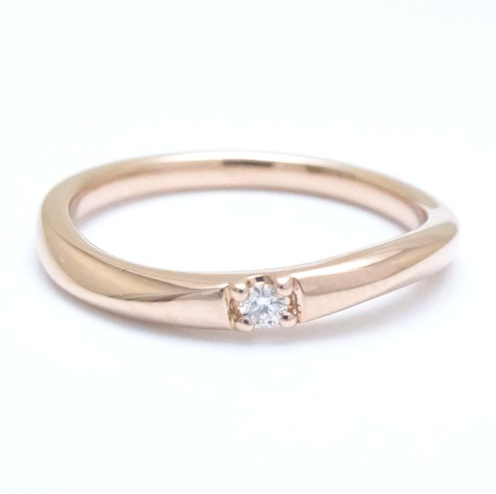 4℃ Diamond Ring K18PG Pink Gold