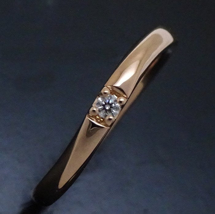 4℃ Diamond Ring K18PG Pink Gold