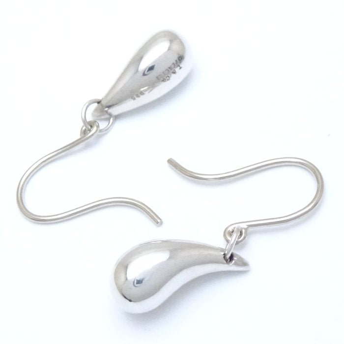 Tiffany & Co Teardrop Earrings Silver 925 Elsa Peretti