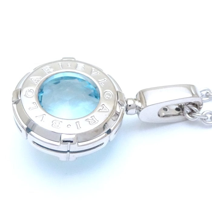 Bvlgari Parentesi Necklace Blue Topaz Diamond K18WG