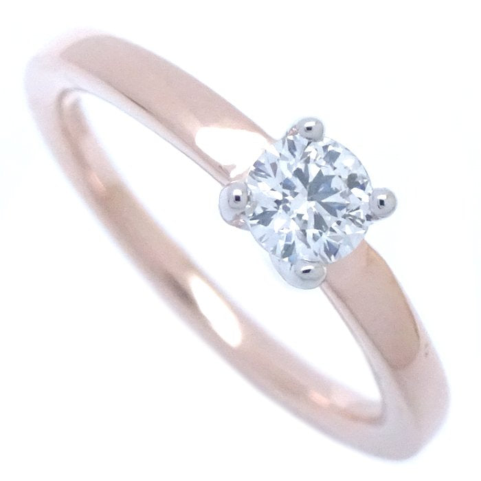 4℃ Diamond Ring K18PG Pink Gold Pt950 Platinum